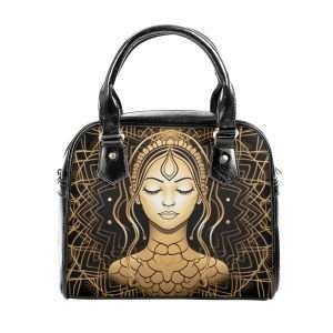 PU Leather Shoulder Handbag / Indi