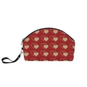 PU Leather Purse / Red Hearts