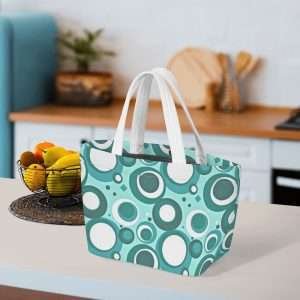 Rubben Foam Lunch Bag / Blue Circle