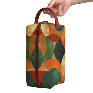 Organizer Purse, PU Leather Multipurpose Case / Autumn