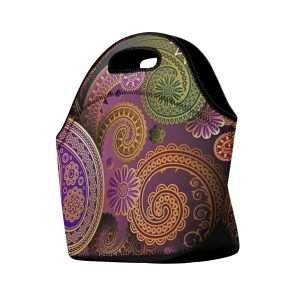 Mini Lunch Bag, Neoprene Lunch Box / Baroque