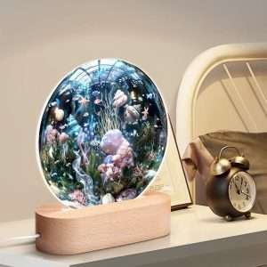 Acrylic Round Lamp, Home decorative night light / Deep Sea 2