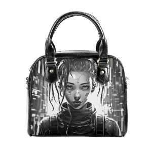 PU Leather Shoulder Handbag / Future Girl W6