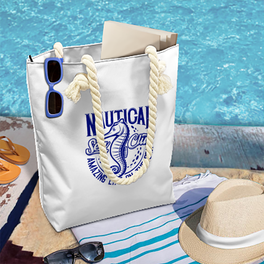 Tote Handbag, Sea and Boat Bag / Sea Club