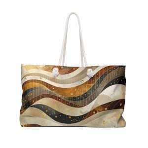 Weekender Bag, Large Shopping Bag, Tourist Trip Style Bag / Sand 4