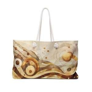 Weekender Bag, Large Shopping Bag,Tourist Trip Style Bag / Sand 2