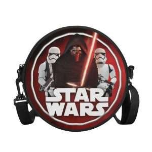 Round BAG ”Empire - Star Wars“, Strong Tiny crossbody Purse convertible in Backpack