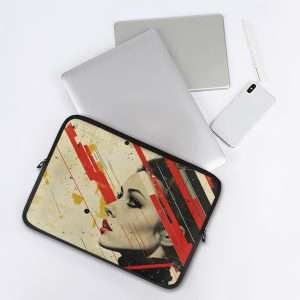 Laptop Sleeve for 10",12",13",15",17"/ Pop Art Woman