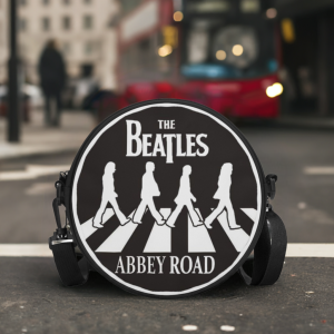 Abbey Road-The Beatles / Shoulder Bag convertible in small Backpack