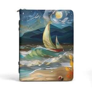 Waves / Briefcase with internal pockets