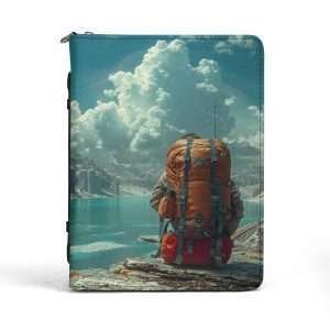 Backpacker / Travel Diary Briefcase with internal pockets