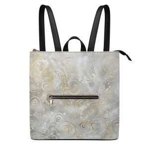 White / Bucket Backpack