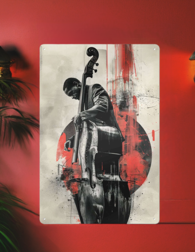 Jazzman / Metal Wall Art Jazz Music Decor
