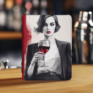 Red Wine / Briefcase with internal pockets