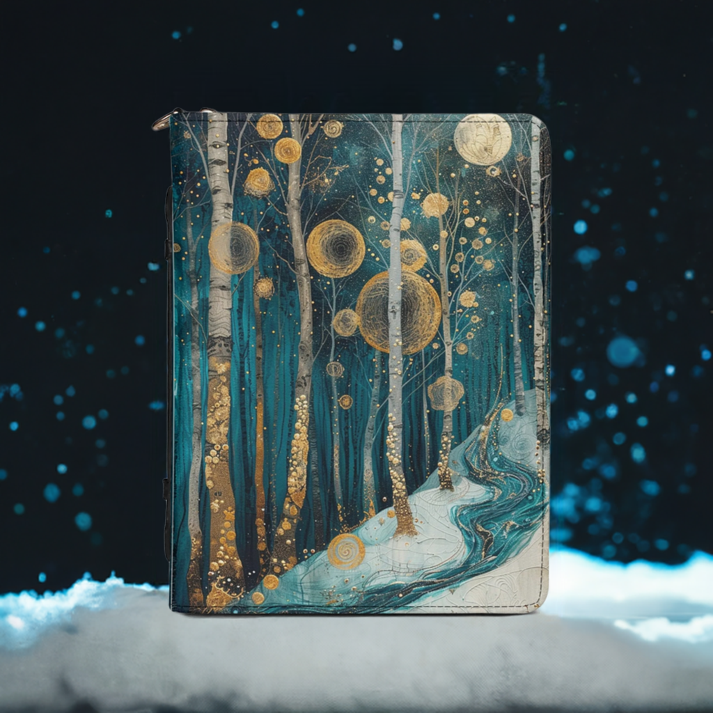 Winter Forest Books briefcase with internal pockets edited 1 1