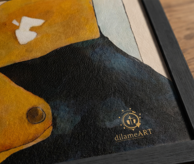 Corto Maltese profile by Dilameart (2010) / Fine Art Paper Print ( 5 Size) 4 Corto Maltese profile by Dilameart (2010) / Fine Art Paper Print ( 5 Size) - Image 4