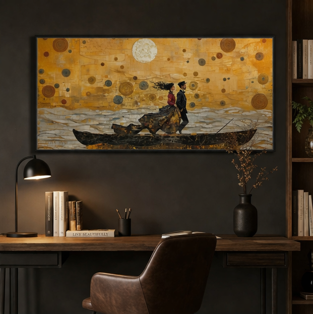 Gone with the Wind / Canvas print with wooden frame ( 5 Size ) 5 Gone with the Wind / Canvas print with wooden frame ( 5 Size ) - Image 5