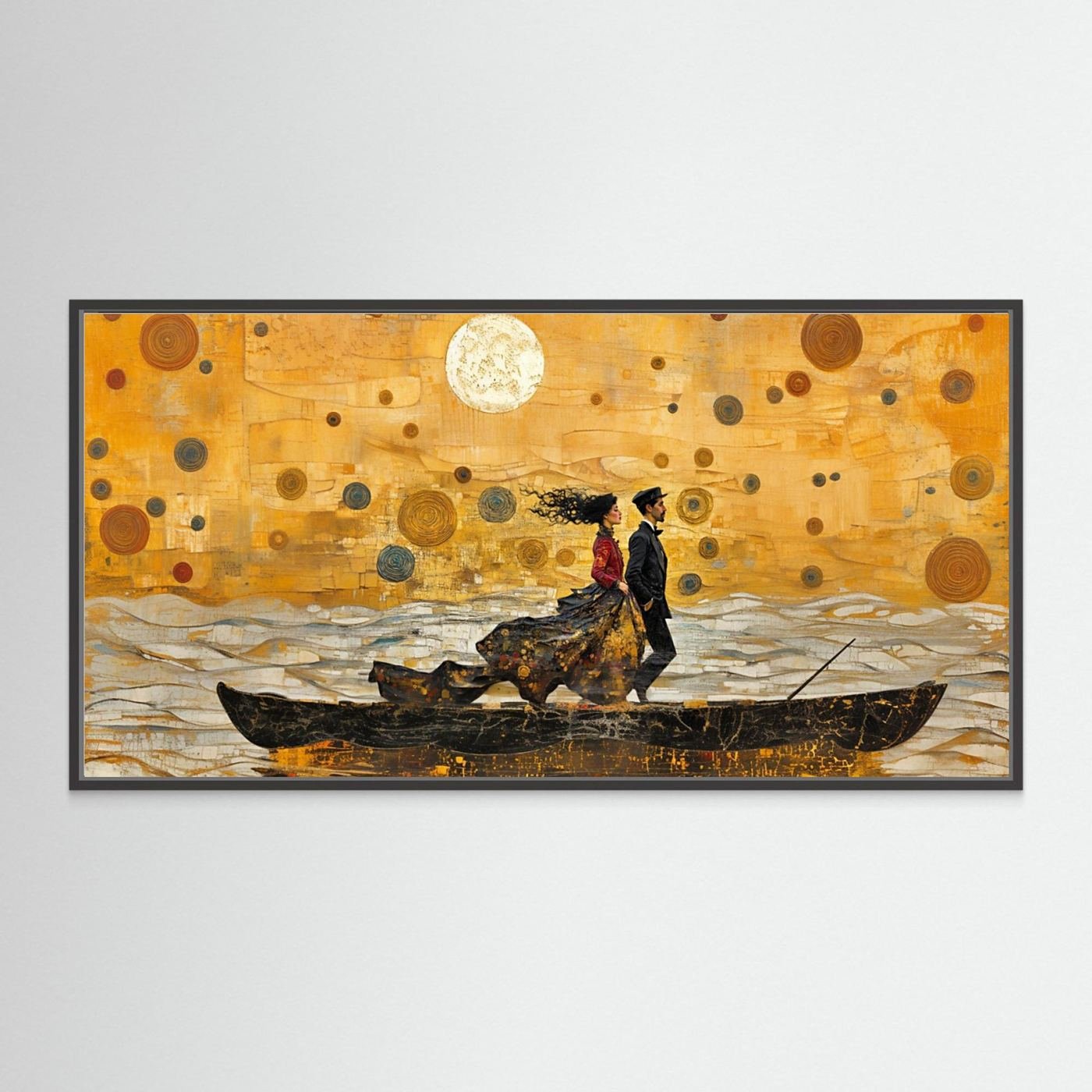 Gone with the Wind / Canvas print with wooden frame ( 5 Size ) 2 Gone with the Wind