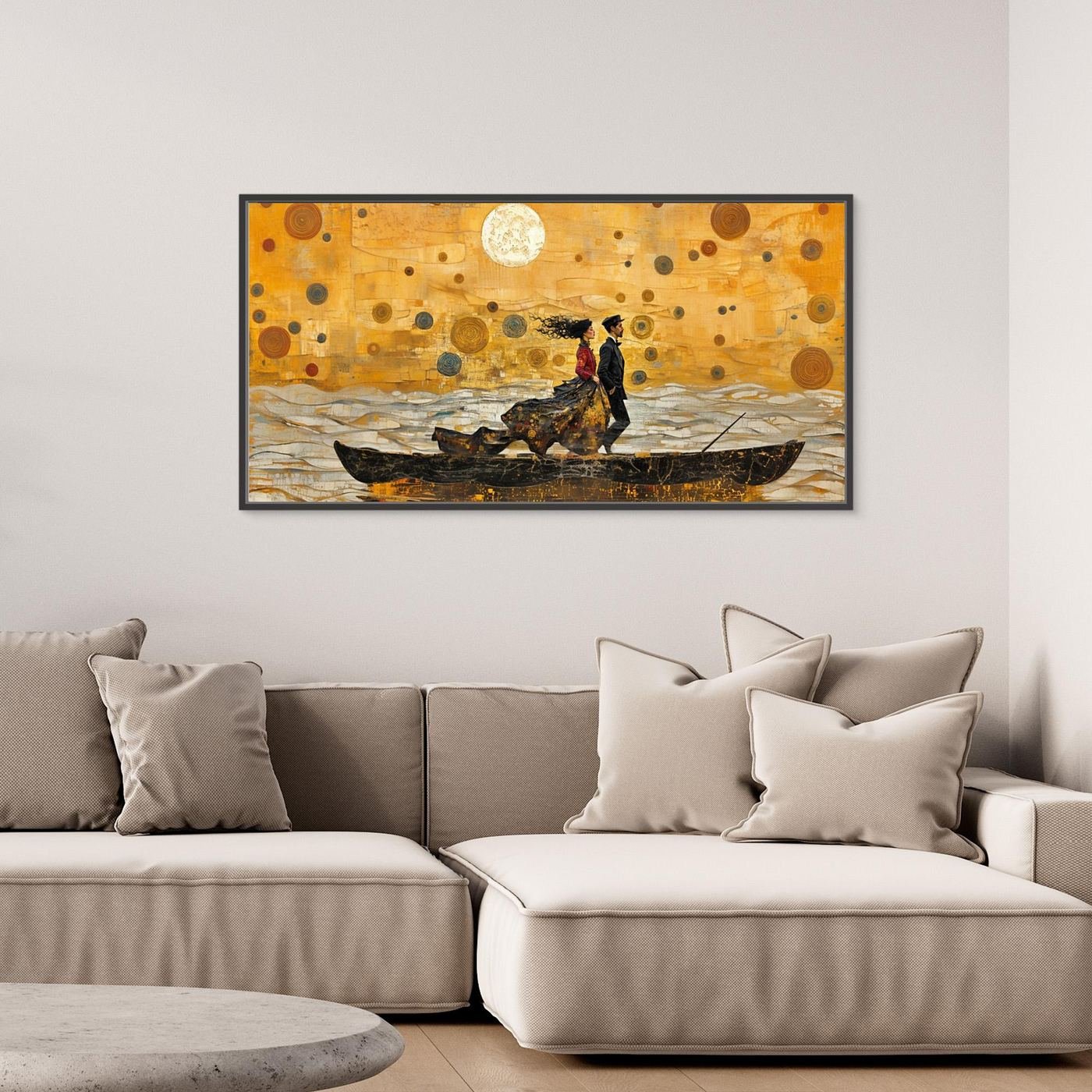 Gone with the Wind / Canvas print with wooden frame ( 5 Size ) 6 Gone with the Wind