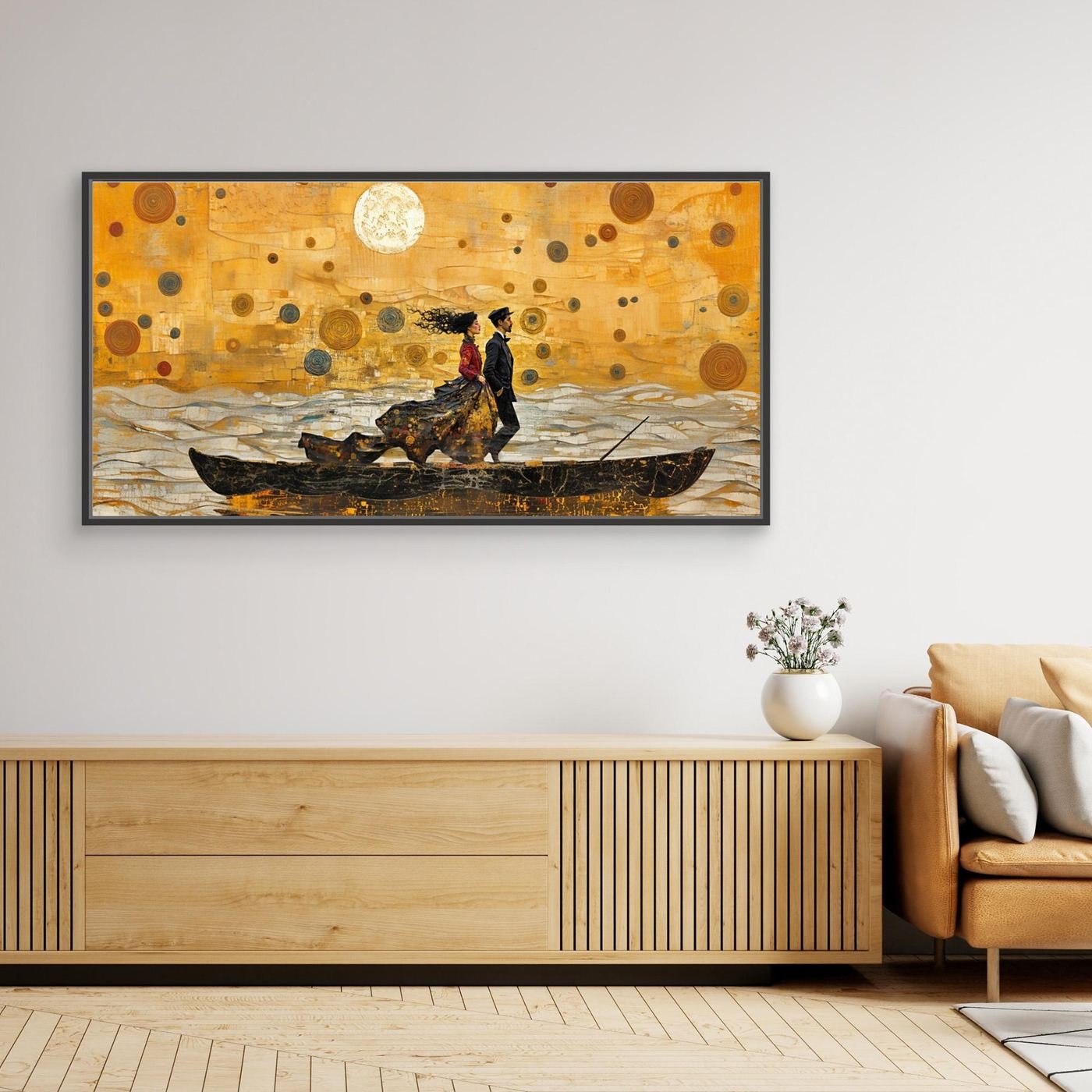 Gone with the Wind / Canvas print with wooden frame ( 5 Size ) 7 Gone with the Wind