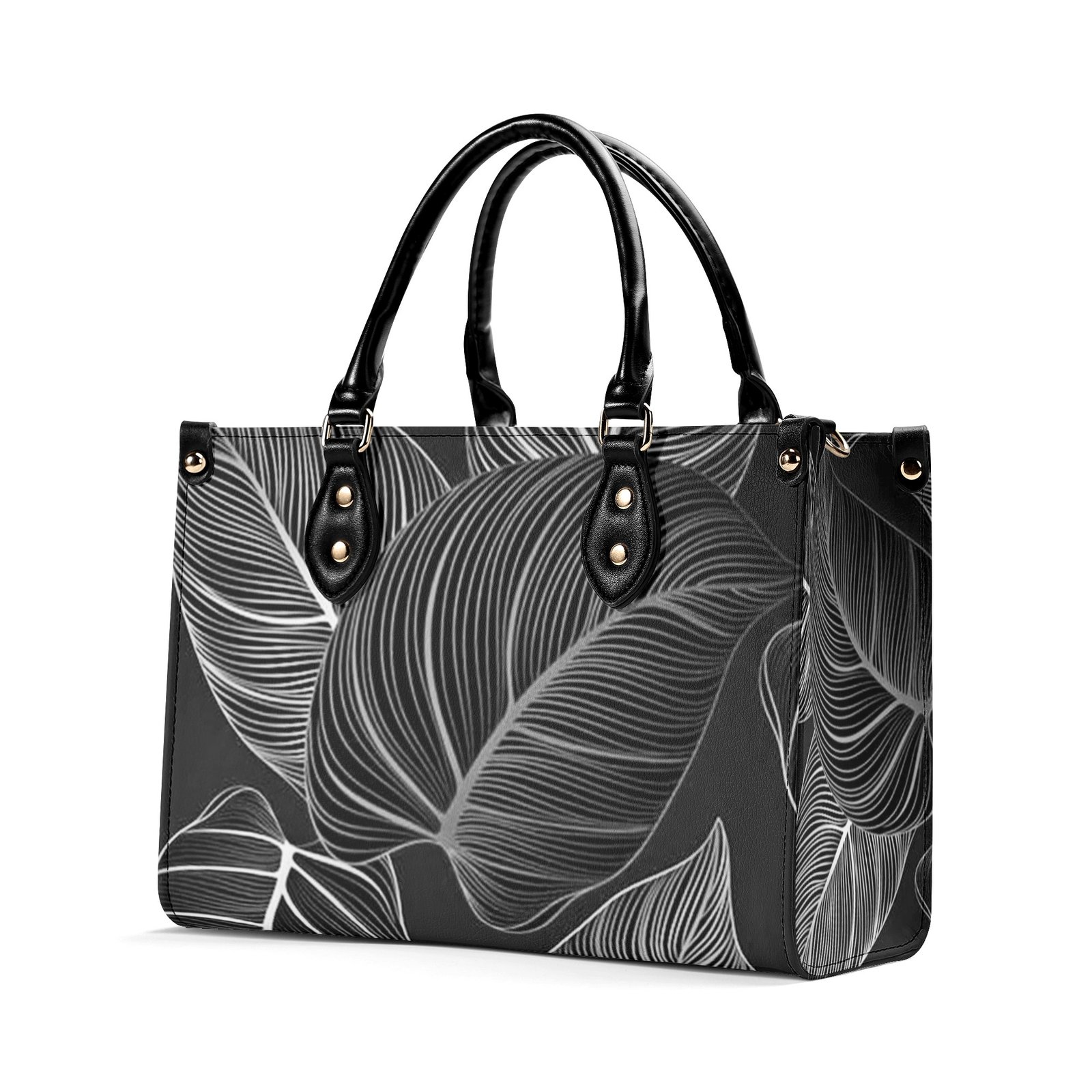 Leaves / Luxury Handbag ( 3 size ) - Image 2