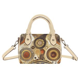 Wheels / Mini Boston Bag (Beige)