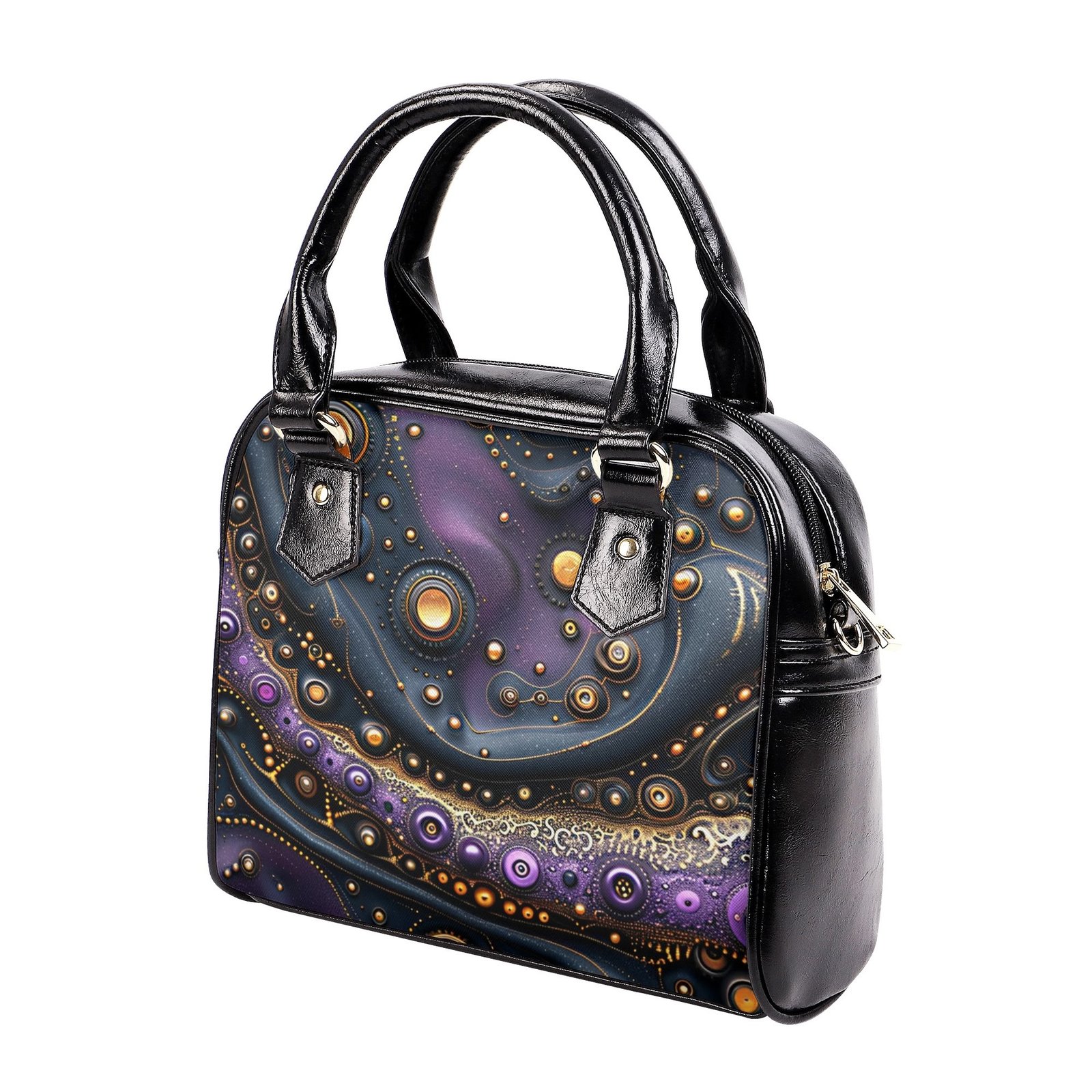 Purple Trails / Shoulder Handbag - Image 2