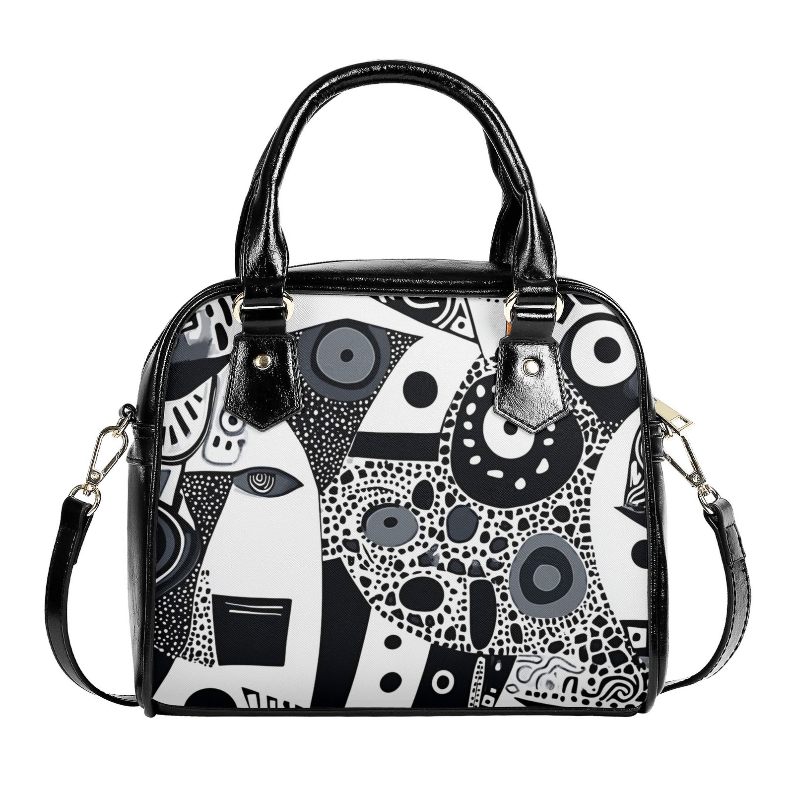 Purple Trails / Shoulder Handbag - Image 3