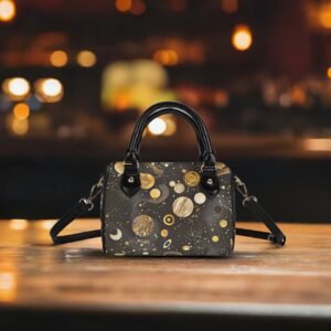 Deep Space / Mini Boston Bag (Beige /Black)