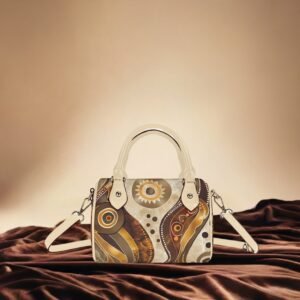 Sandy / Mini Boston Bag (Beige)