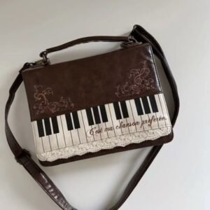 Piano Note / Borsa a tracolla ( 2 colori )