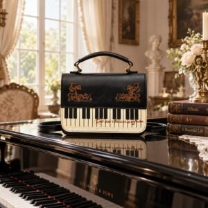 Piano Note / Borsa a tracolla ( 2 colori )