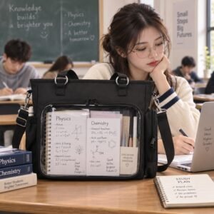 College / Borsa con tasche trasparenti personalizzabili